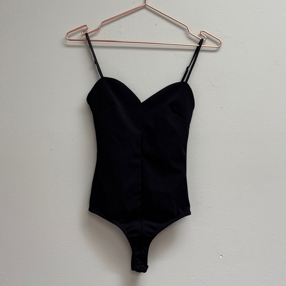 PrettyLittleThing Classic Black Bodysuit